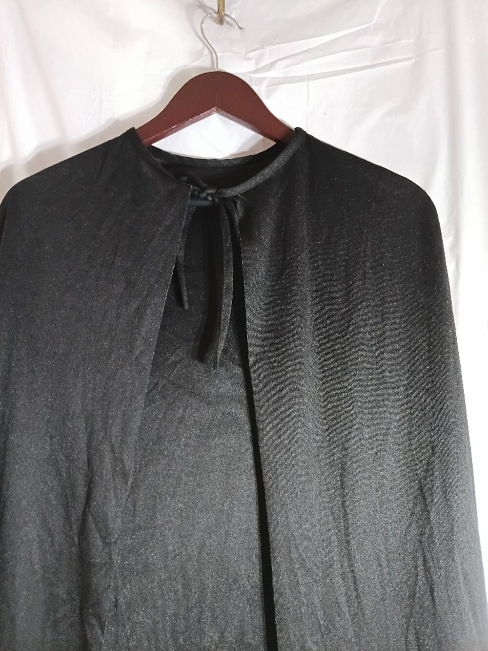 Costume Long Black Cape One Size